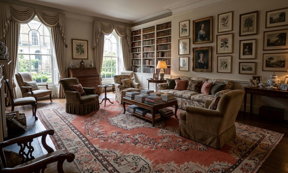 Hand Tufted Rugs and Vintage Floral Designs